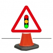 Traffic Light Cone Sign