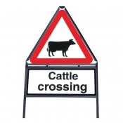 Cattle Crossing Temporary Sign