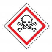 Toxic GHS Label
