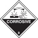 Hazard Label Corrosive