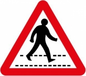Pedestrian Crossing Sign (544)