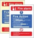Fire action/call point with lift Sign (1426)