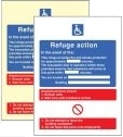 Refuge action Sign (1430)