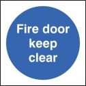Fire door keep clear Sign (1636)