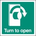 Turn to open - right Sign (2037)