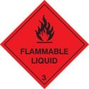 Flammable liquid Sign (4433)