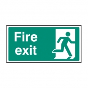 Final Fire Exit Right Sign