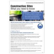 The Construction (Design & Management) Regulations 2015 Poster