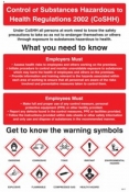 Control of Substances Hazardous to Health Regulations 2002 Poster
