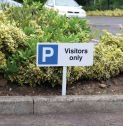 Spike Mounted Parking Signs