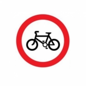 No Cycling Sign (951)