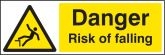 Danger risk of falling Sign (4494)