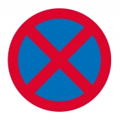 No Stopping Sign (642)