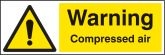 Warning compressed air