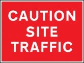 Caution site traffic