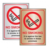 Prestige No Smoking Signs