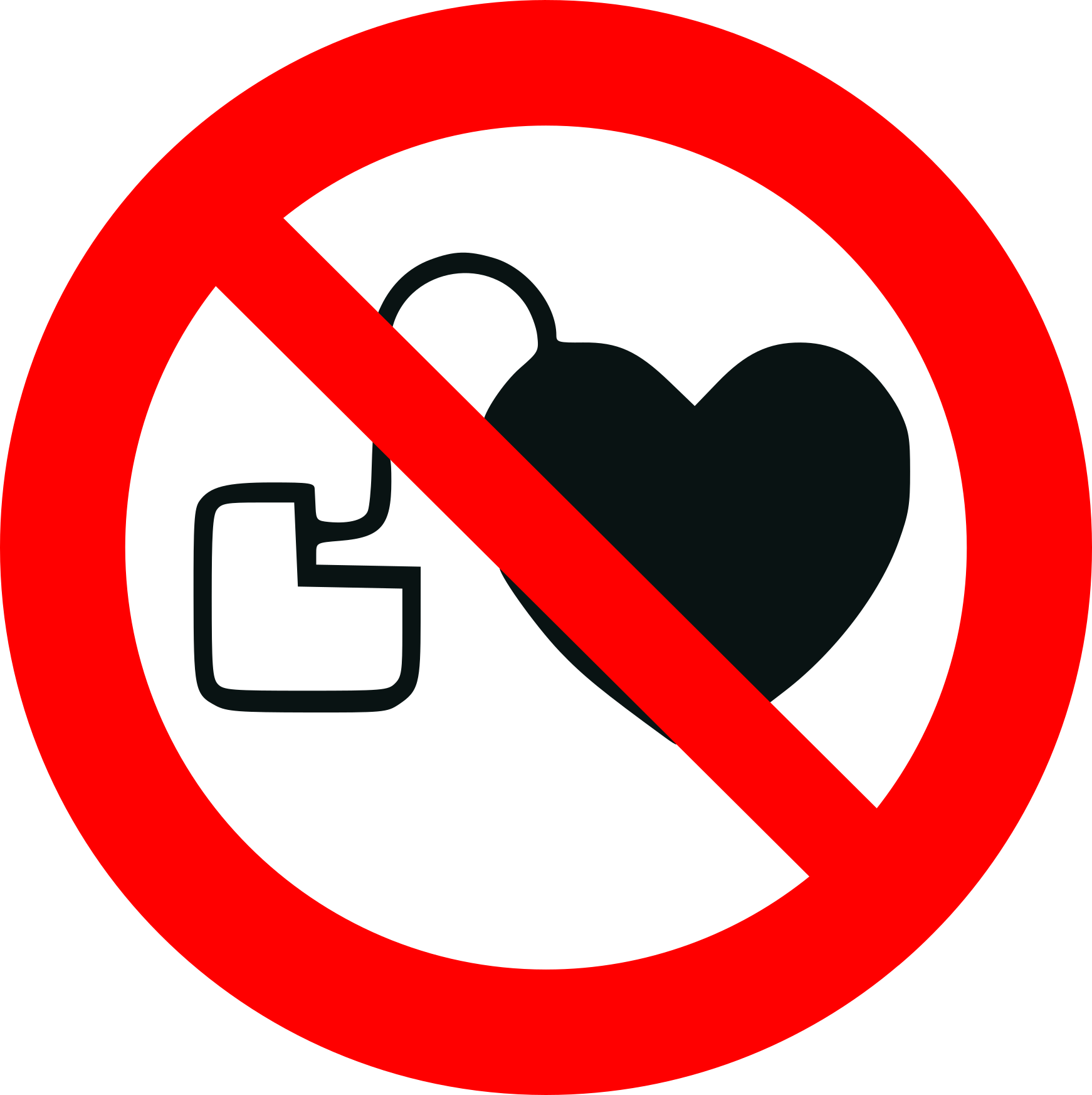 No Persons with Pacemakers