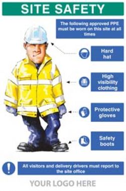 Gloves Safety Clothing Safety Work Signs 5mm foamex signs Boots Earwear 
