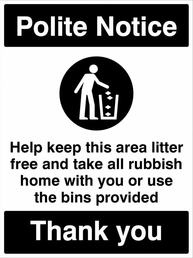 Please Use The Bins Provided Sign All Sizes & Materails Park School Toilets 