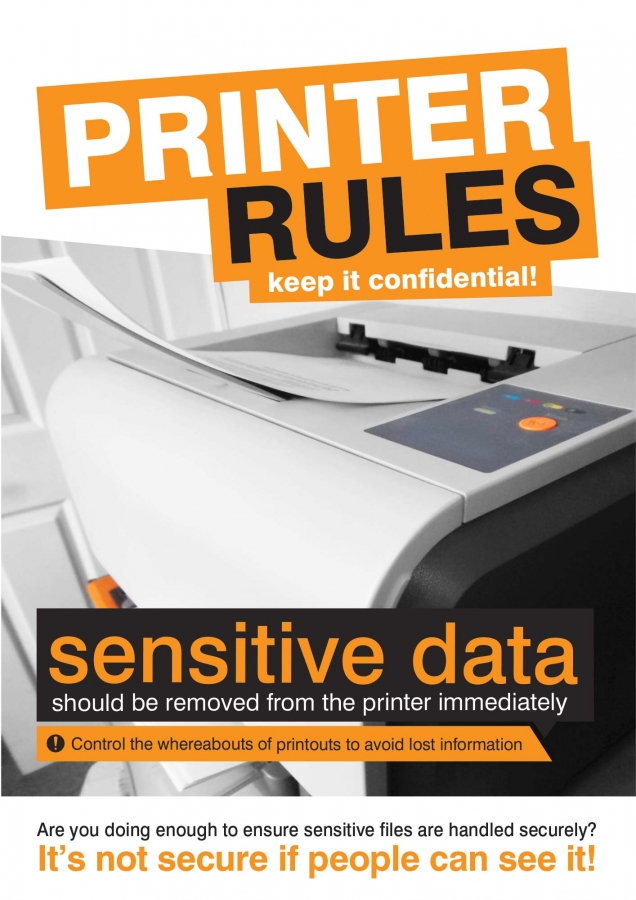 Data security Printer rules 420x594mm paper SSP Direct