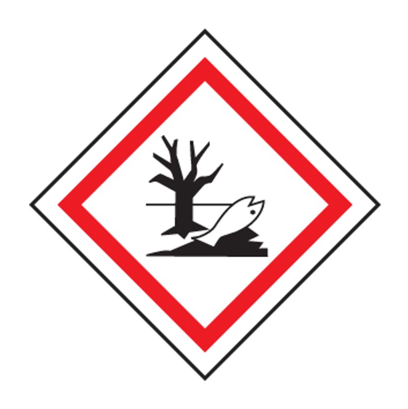 Environmentally hazardous GHS Label 100x100mm (4547) | SSP Direct