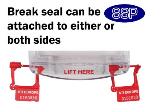 Break Glass Fire Lift - Assembly EE41 Disabled Fire Exit Push Bar/Pad Turn to Open Right Sticker/Self Adhesive Sign