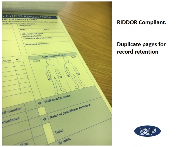 workplace accident report book